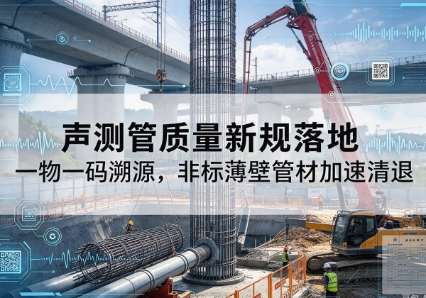 威县声测管质量新规落地，一物一码溯源，非标薄壁管材加速清退